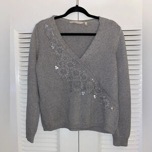 Soft Surroundings Faux Wrap Sweater
